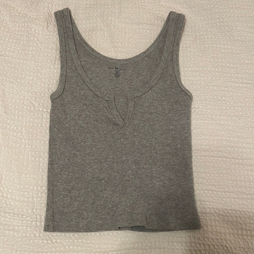 Gray tank top from Brandy Melville